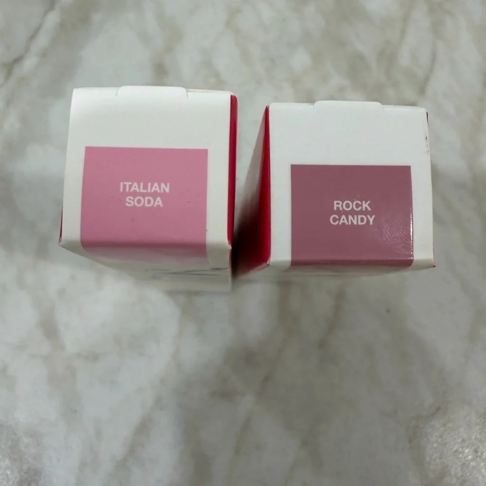 2 Dibs Go To Glossy Lip Balms- Italian Soda and Rock Candy 0.2 oz 7.4 ml BNIB
